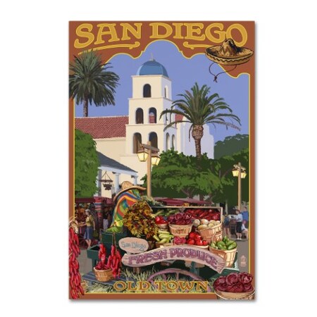 Trademark Fine Art Lantern Press 'Travel Poster 47' Canvas Art, 22x32 ALI8720-C2232GG